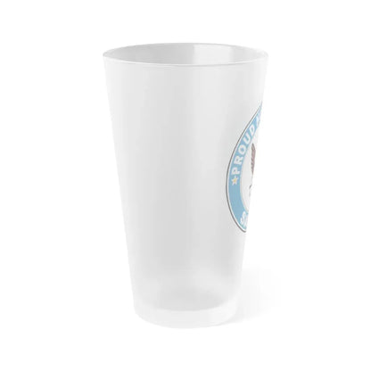 Proud Husband of a Sailor (U.S. Navy) Frosted Pint Glass 16oz - Go Mug Yourself