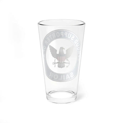 Proud Supporter of a Sailor (U.S. Navy) Pint Glass 16oz - Go Mug Yourself