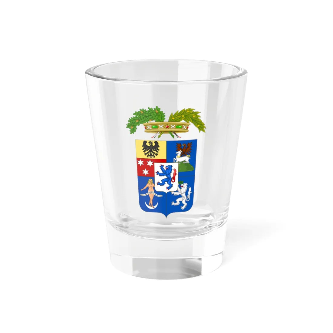 Provincia di Brescia-Stemma (Italy) (Coat of Arms) Shot Glass 1.5oz 1.5oz - Go Mug Yourself