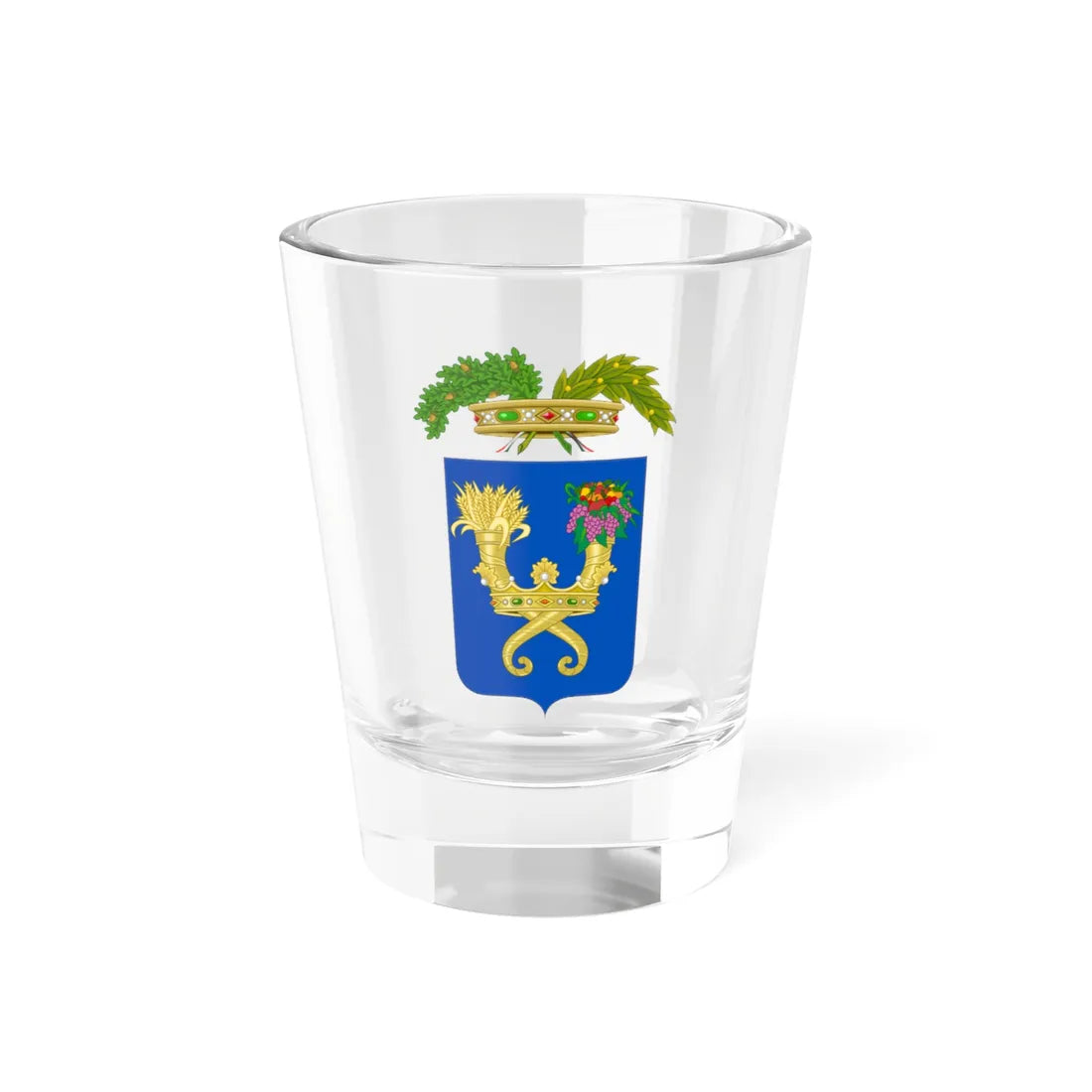 Provincia di Caserta-Stemma (Italy) (Coat of Arms) Shot Glass 1.5oz 1.5oz - Go Mug Yourself