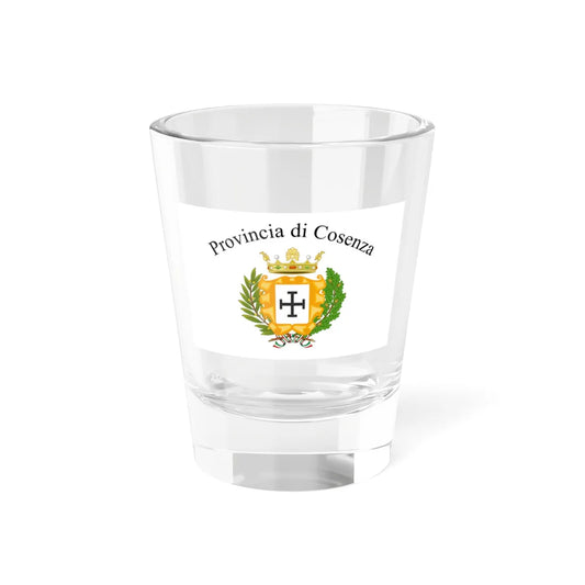 Provincia di Cosenza-Bandiera (Italy) Shot Glass 1.5oz 1.5oz - Go Mug Yourself