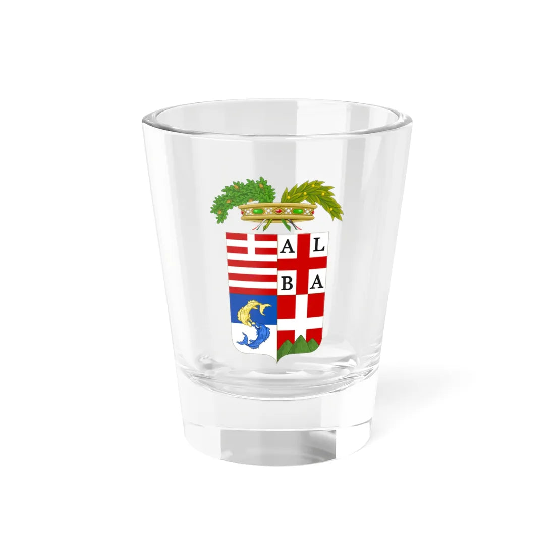 Provincia di Cuneo-Stemma (Italy) (Coat of Arms) Shot Glass 1.5oz 1.5oz - Go Mug Yourself
