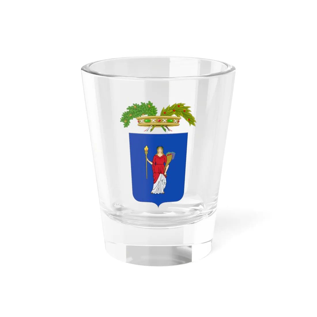 Provincia di Enna-Stemma (Italy) (Coat of Arms) Shot Glass 1.5oz 1.5oz - Go Mug Yourself