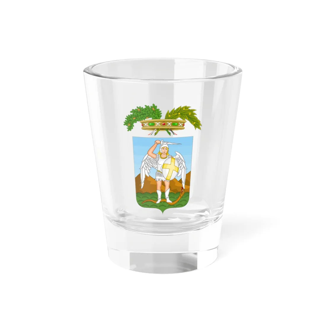 Provincia di Foggia-Stemma (Italy) (Coat of Arms) Shot Glass 1.5oz 1.5oz - Go Mug Yourself