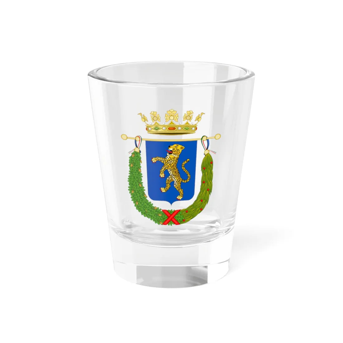 Provincia di Lucca-Stemma (Italy) (Coat of Arms) Shot Glass 1.5oz 1.5oz - Go Mug Yourself
