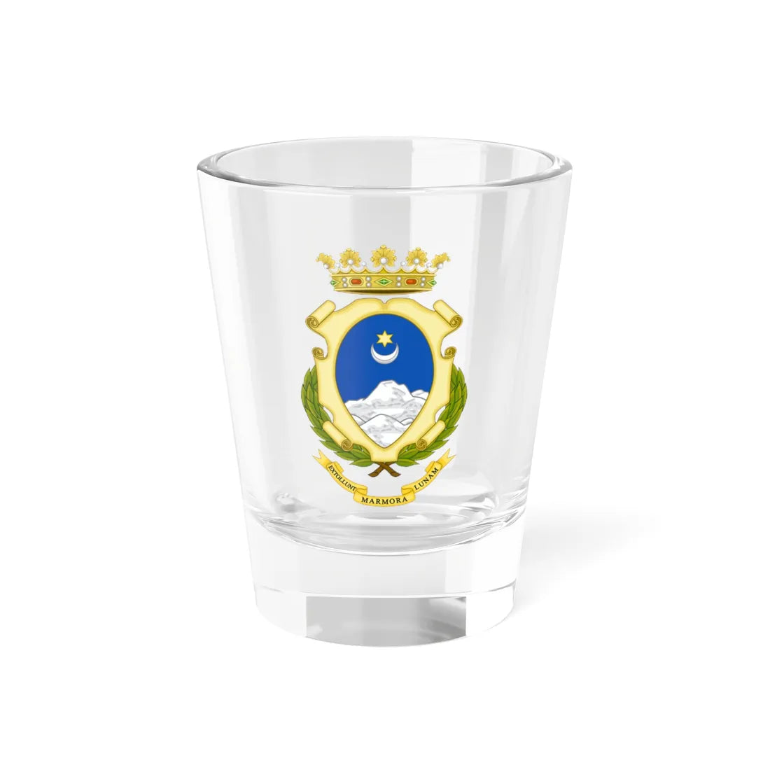 Provincia di Massa-Carrara-Stemma (Italy) (Coat of Arms) Shot Glass 1.5oz 1.5oz - Go Mug Yourself