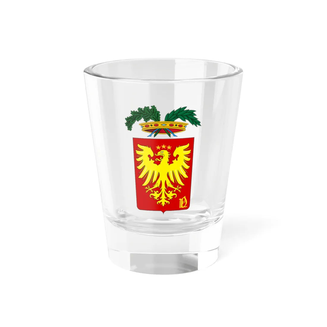 Provincia di Novara-Stemma (Italy) (Coat of Arms) Shot Glass 1.5oz 1.5oz - Go Mug Yourself
