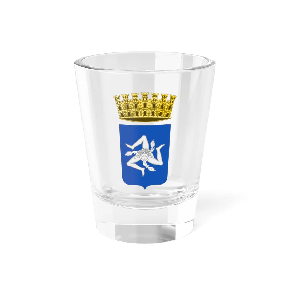 Provincia di Palermo-Stemma 1905 (Italy) (Coat of Arms) Shot Glass 1.5oz 1.5oz - Go Mug Yourself