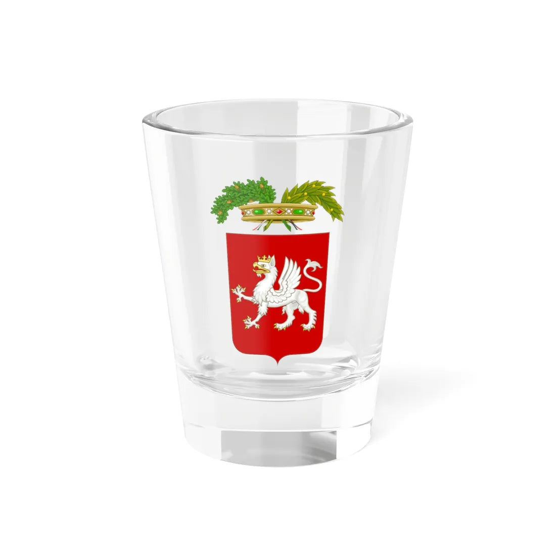Provincia di Perugia-Stemma (Italy) (Coat of Arms) Shot Glass 1.5oz 1.5oz - Go Mug Yourself