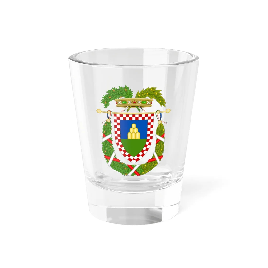 Provincia di Pistoia-Stemma (Italy) (Coat of Arms) Shot Glass 1.5oz - Go Mug Yourself