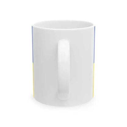 Provincia di Pordenone-Bandiera (Italy) White Coffee Mug - Go Mug Yourself