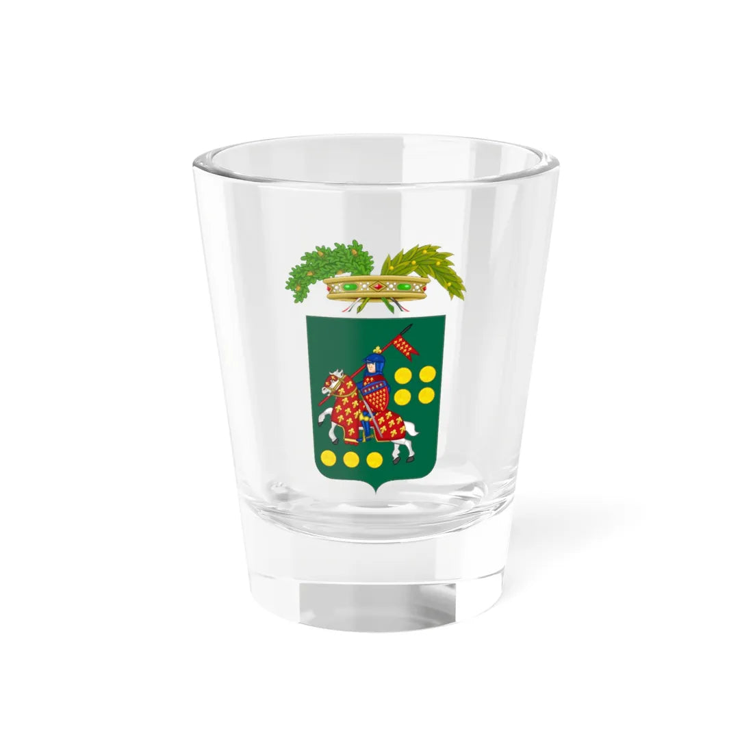 Provincia di Prato-Stemma (Italy) (Coat of Arms) Shot Glass 1.5oz 1.5oz - Go Mug Yourself