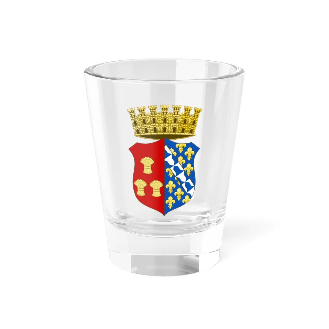 Provincia di Ravenna-Stemma 1898-1933 (Italy) (Coat of Arms) Shot Glass 1.5oz 1.5oz - Go Mug Yourself