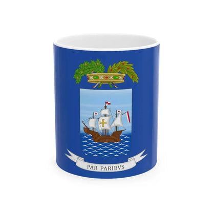 Provincia di Savona-Bandiera (Italy) White Coffee Mug 11oz - Go Mug Yourself