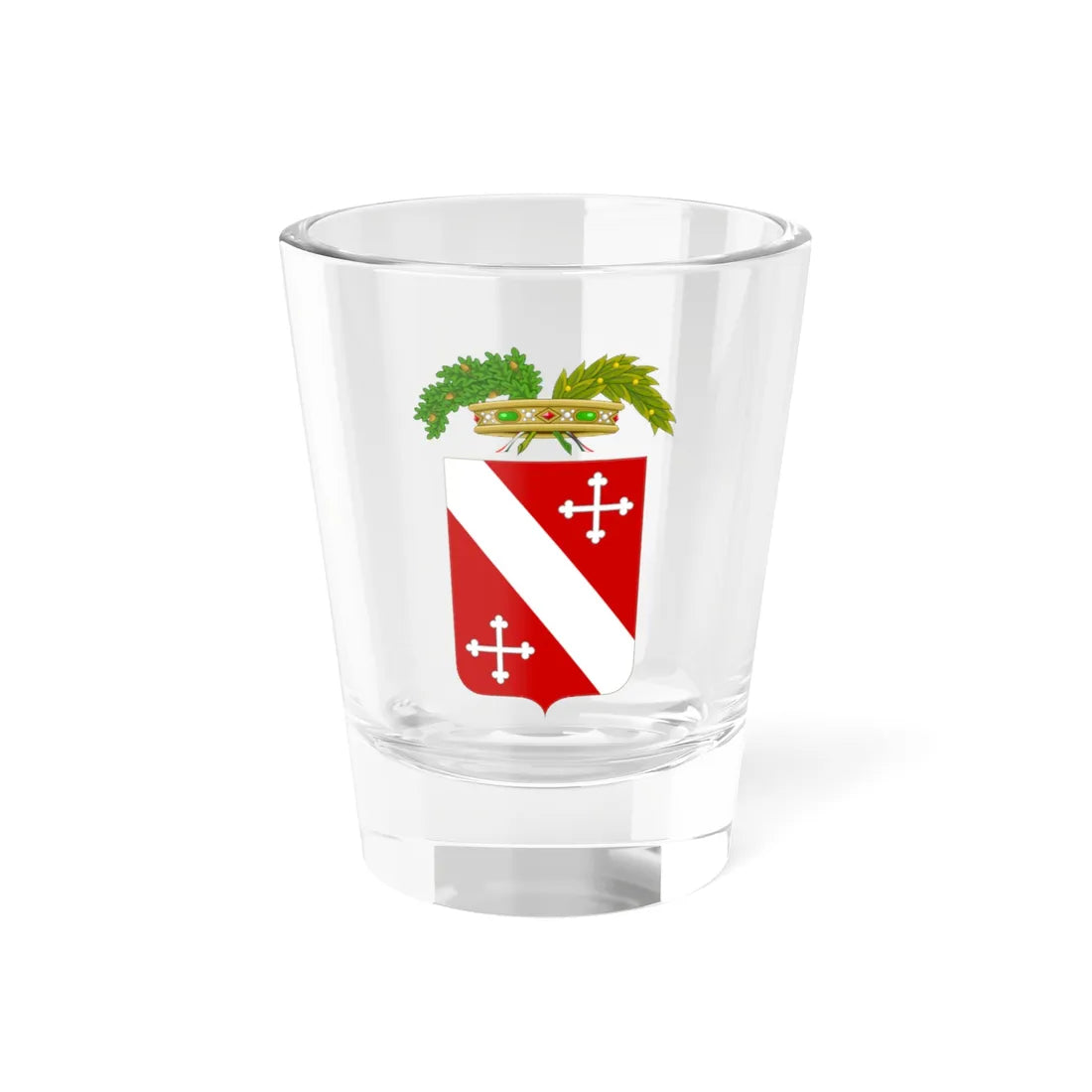 Provincia di Teramo-Stemma (Italy) (Coat of Arms) Shot Glass 1.5oz 1.5oz - Go Mug Yourself