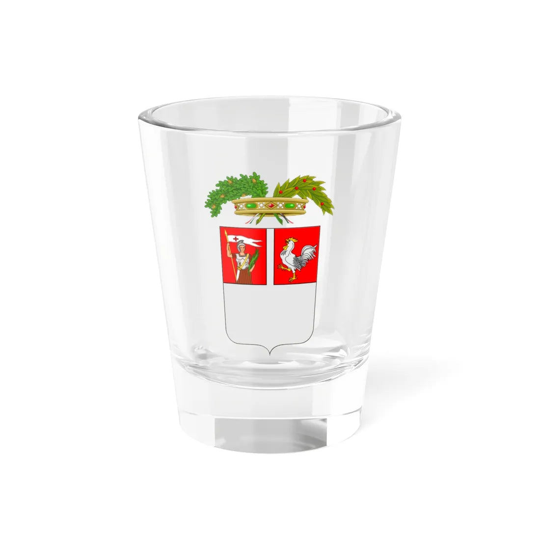 Provincia di Varese-Stemma fino al 2007 (Italy) (Coat of Arms) Shot Glass 1.5oz 1.5oz - Go Mug Yourself