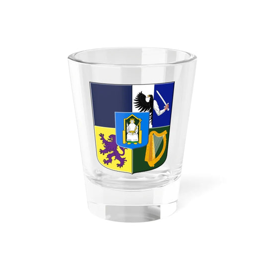Provincial arms of Ireland 1651 (Ireland) (Coat of Arms) Shot Glass 1.5oz 1.5oz - Go Mug Yourself