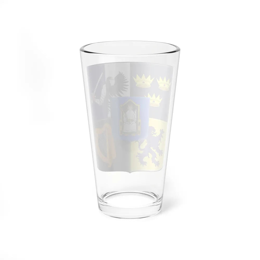 Provincial arms of Ireland, 1651 - Pint Glass 16oz-Go Mug Yourself