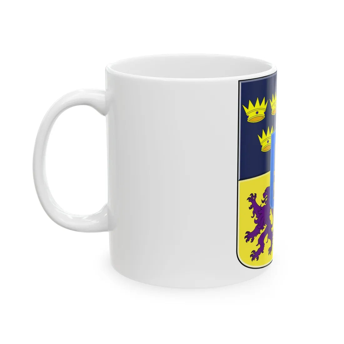 Provincial arms of Ireland, 1651 - White Coffee Mug - Go Mug Yourself