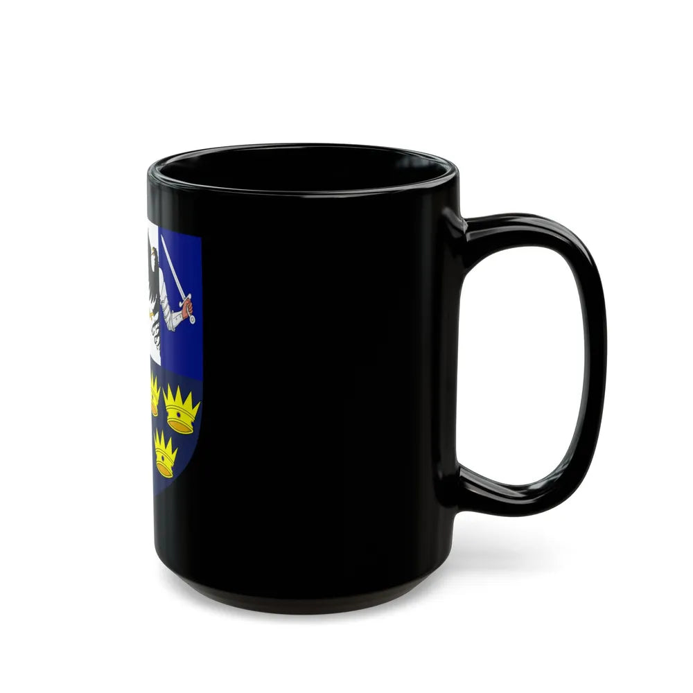 Provincial Arms of Ireland - Black Coffee Mug-Go Mug Yourself