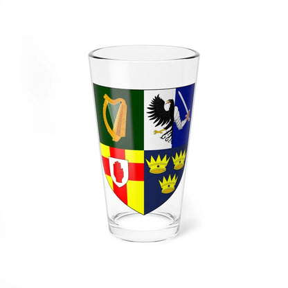 Provincial Arms of Ireland - Pint Glass 16oz-16oz-Go Mug Yourself