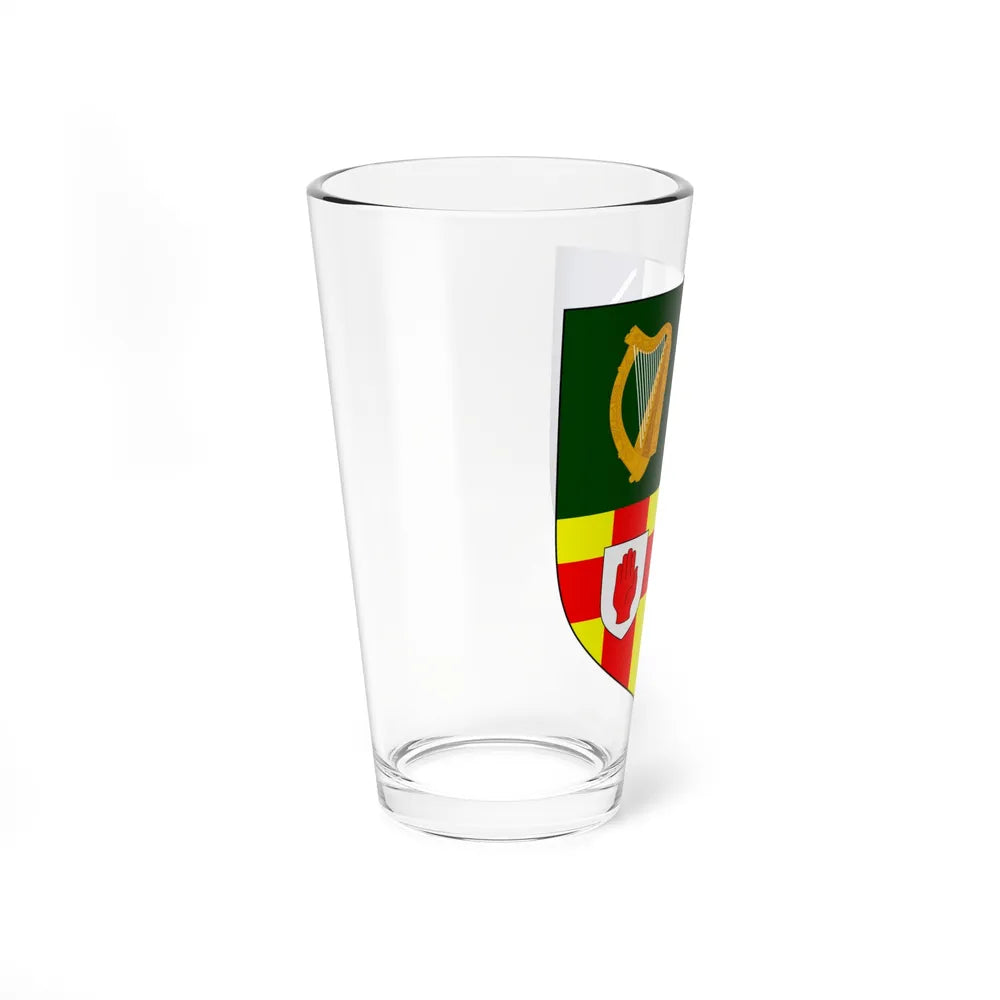 Provincial Arms of Ireland - Pint Glass 16oz-Go Mug Yourself