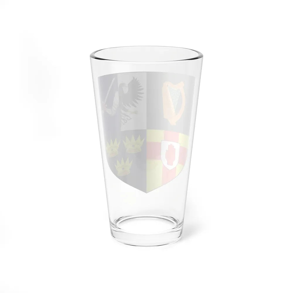 Provincial Arms of Ireland - Pint Glass 16oz-Go Mug Yourself