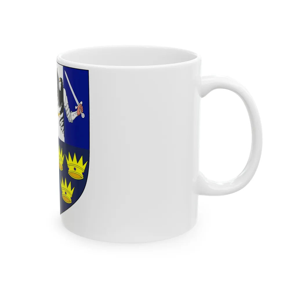 Provincial Arms of Ireland - White Coffee Mug-Go Mug Yourself