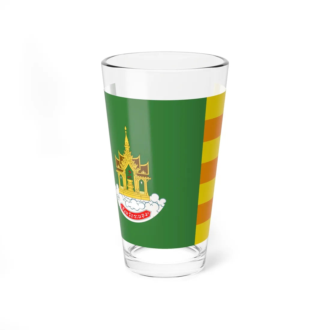 Provincial Flag of Ranong (Thailand) Pint Glass 16oz 16oz - Go Mug Yourself
