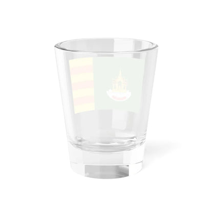 Provincial Flag of Ranong (Thailand) Shot Glass 1.5oz - Go Mug Yourself