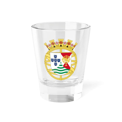 Provisional coat of arms of Portuguese Mozambique 1934 (Mozambique) (Coat of Arms) Shot Glass 1.5oz 1.5oz - Go Mug Yourself