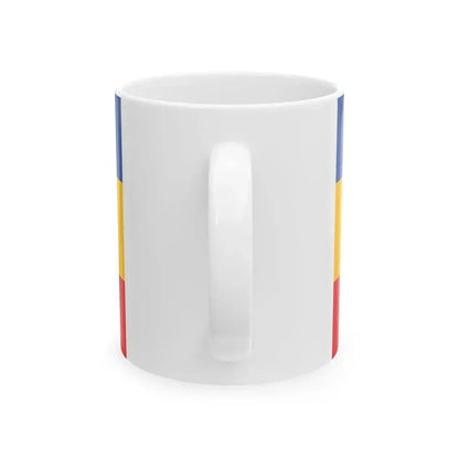 Provisional flag of Mecklenburg-Western Pomerania 1990 (Germany) White Coffee Mug - Go Mug Yourself
