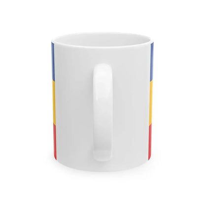 Provisional flag of Mecklenburg-Western Pomerania 1990 (Germany) White Coffee Mug - Go Mug Yourself