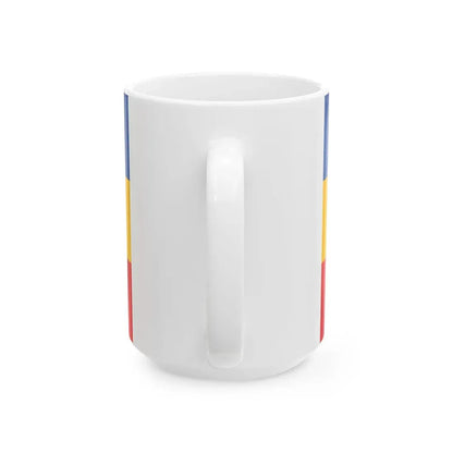 Provisional flag of Mecklenburg-Western Pomerania 1990 (Germany) White Coffee Mug - Go Mug Yourself