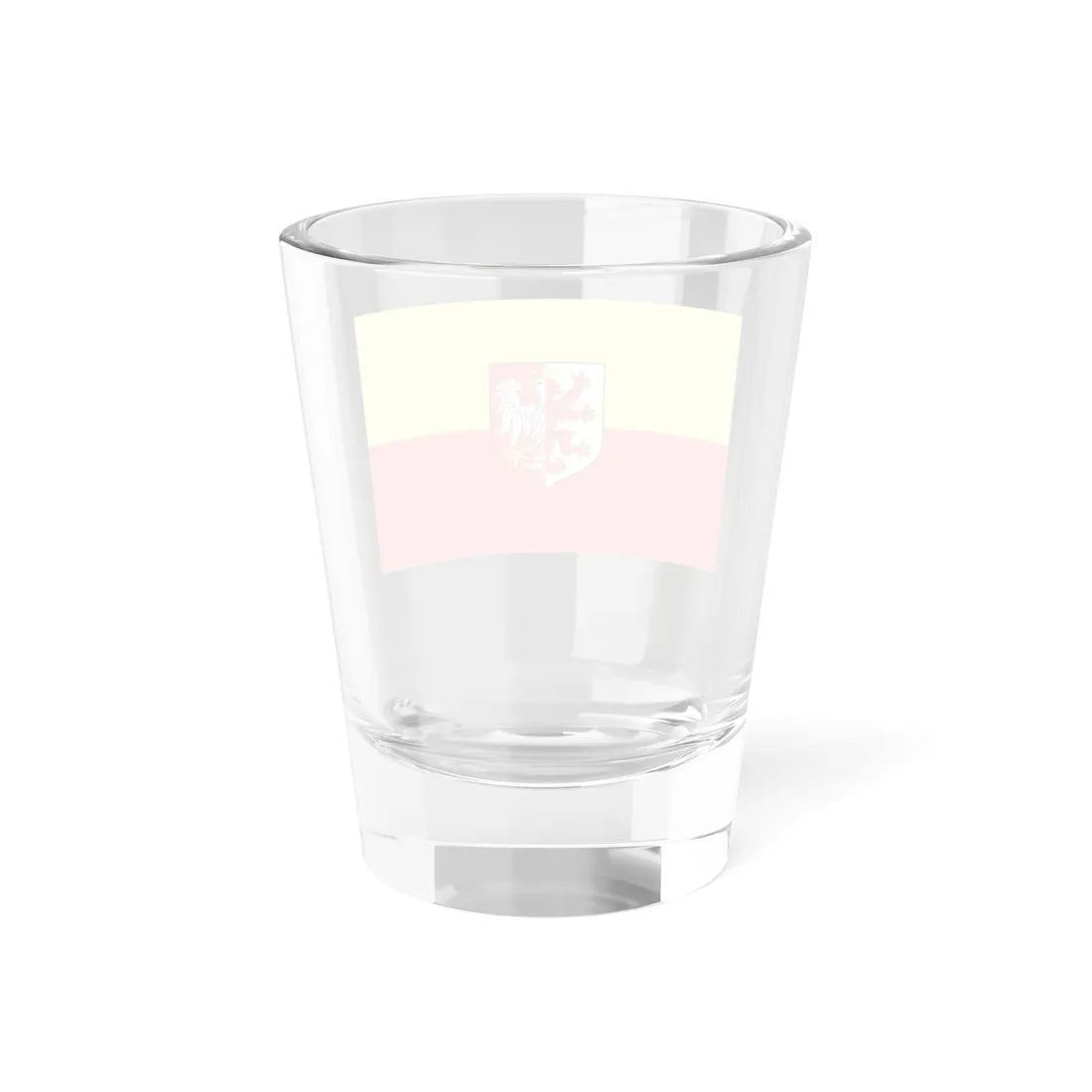 Provisional flag of the Lodz Voivodeship 1998-2000 (Poland) Shot Glass 1.5oz - Go Mug Yourself