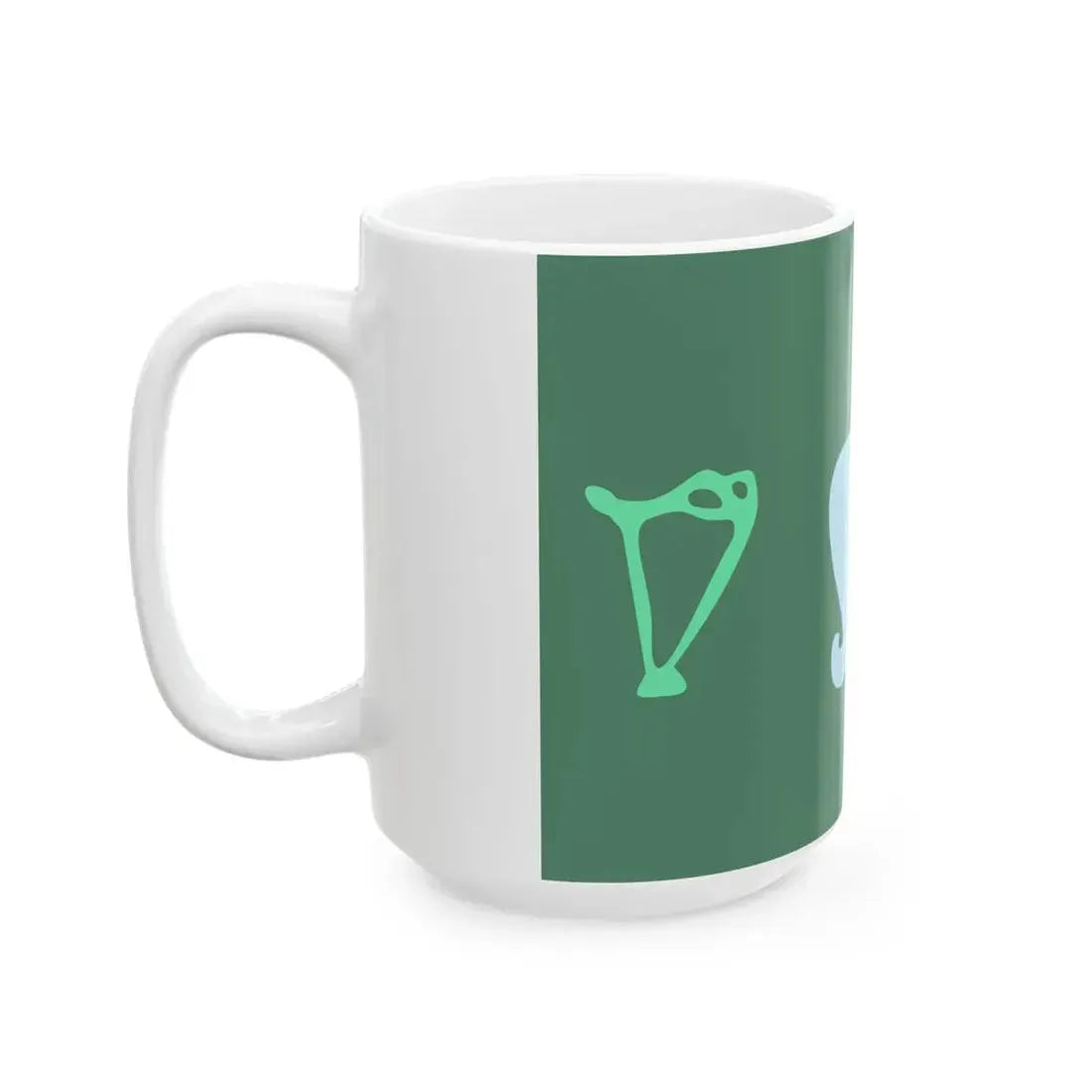 Provisional Government of Saskatchewan flag (Canada) White Coffee Mug - Go Mug Yourself