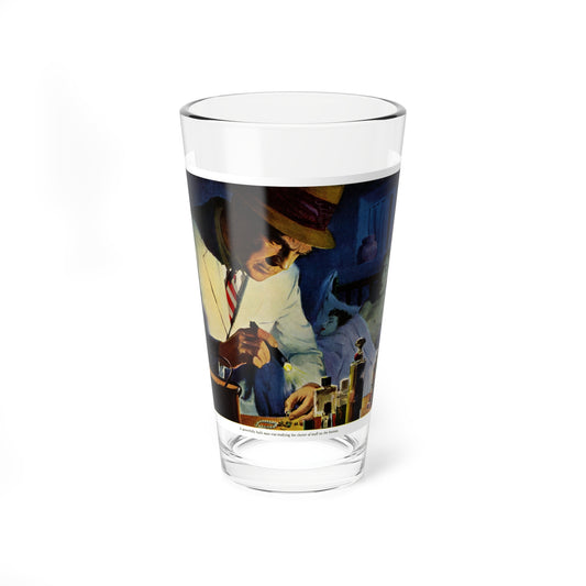 Prowler in the House, 1959 (Magazine Illustration) Pint Glass 16oz-16oz-Go Mug Yourself