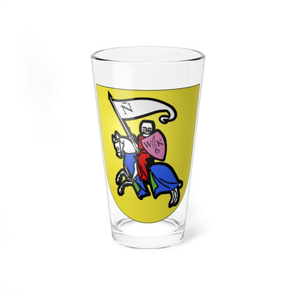 Proyecto Heraldica Wikipedia (Spain) (Coat of Arms) Pint Glass 16oz 16oz - Go Mug Yourself