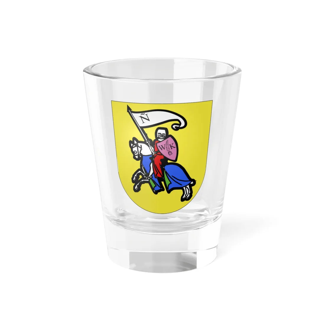 Proyecto Heraldica Wikipedia (Spain) (Coat of Arms) Shot Glass 1.5oz 1.5oz - Go Mug Yourself