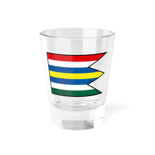 Prusy Banovce Nad Bebravou Flag (Slovakia) Shot Glass 1.5oz 1.5oz - Go Mug Yourself