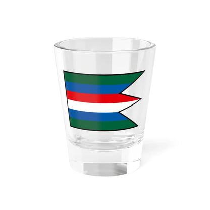 Pruzina Povazska Bystrica Flag (Slovakia) Shot Glass 1.5oz 1.5oz - Go Mug Yourself