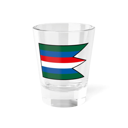 Pruzina Povazska Bystrica Flag (Slovakia) Shot Glass 1.5oz 1.5oz - Go Mug Yourself