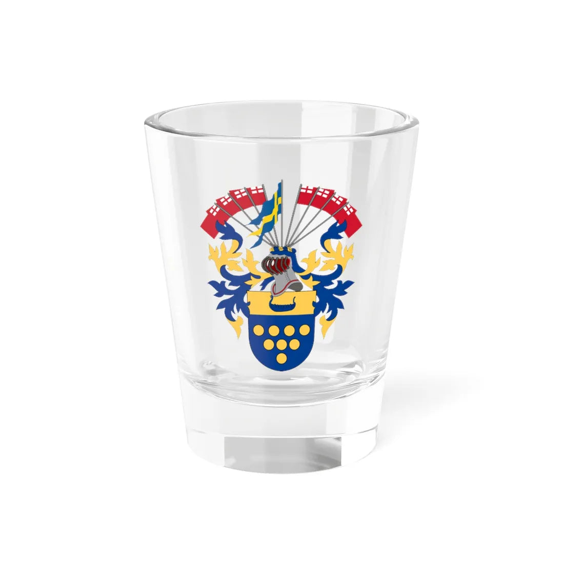 Psilander adligt vapen (Sweden) (Coat of Arms) Shot Glass 1.5oz 1.5oz - Go Mug Yourself