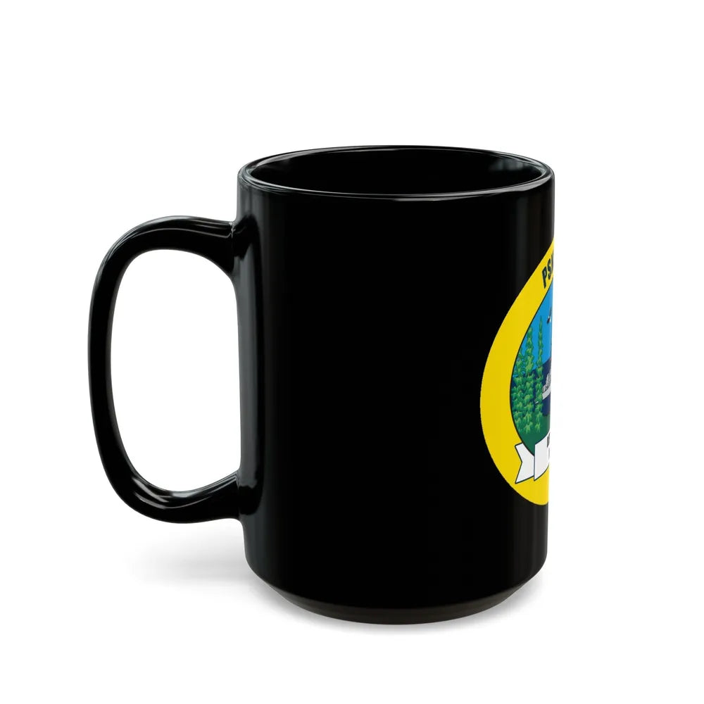 PSNS & IMF Detachment Everett (U.S. Navy) Black Coffee Mug-Go Mug Yourself