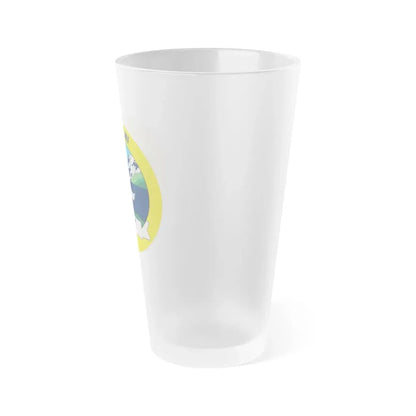 PSNS & IMF Detachment Everett (U.S. Navy) Frosted Pint Glass 16oz - Go Mug Yourself
