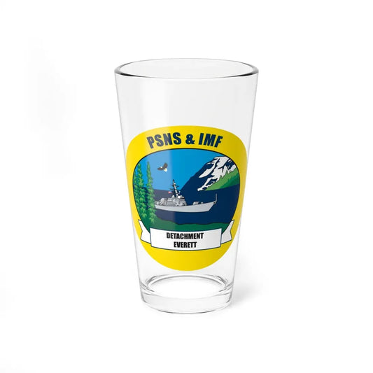 PSNS & IMF Detachment Everett (U.S. Navy) Pint Glass 16oz 16oz - Go Mug Yourself