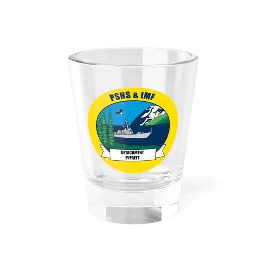 PSNS & IMF Detachment Everett (U.S. Navy) Shot Glass 1.5oz 1.5oz - Go Mug Yourself
