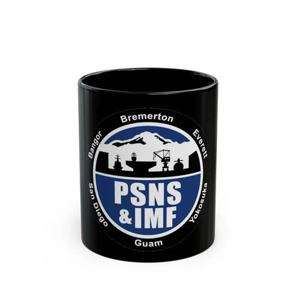 PSNS & IMF (U.S. Navy) Black Coffee Mug 11oz - Go Mug Yourself