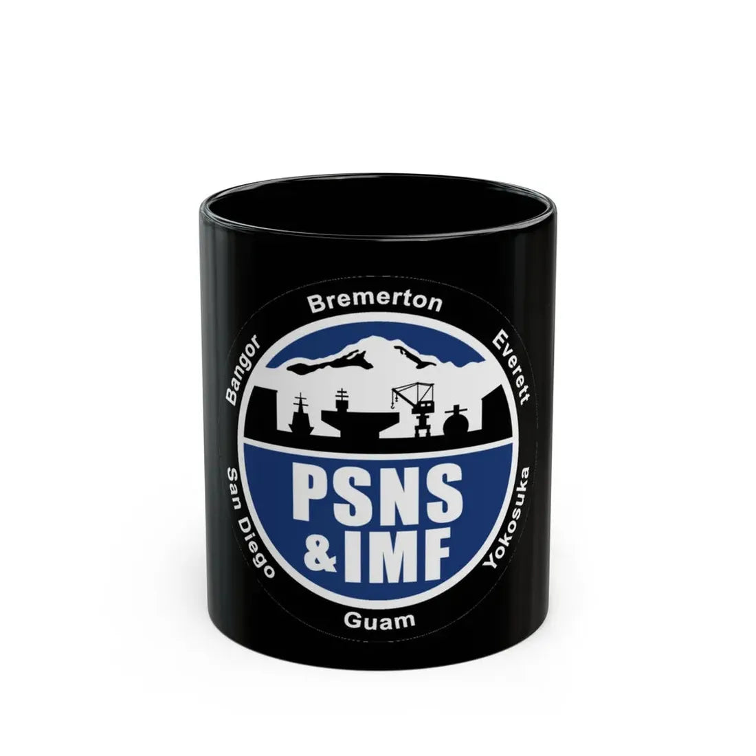 PSNS & IMF (U.S. Navy) Black Coffee Mug - Go Mug Yourself