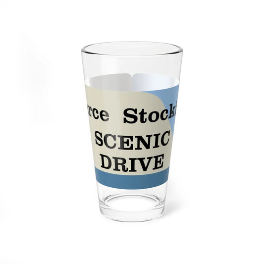 PSSD sign (Michigan) (Road Sign) Pint Glass 16oz 16oz - Go Mug Yourself